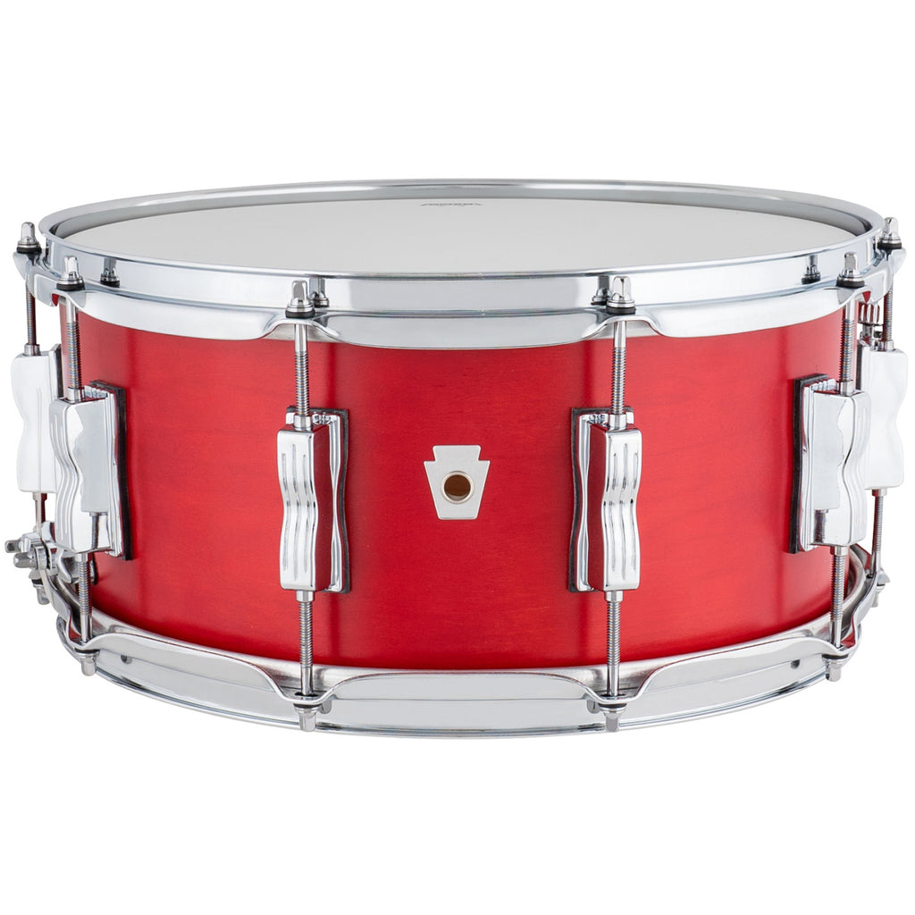 Ludwig NeuSonic 6.5 x 14 Snare Drum Satin Diablo Red