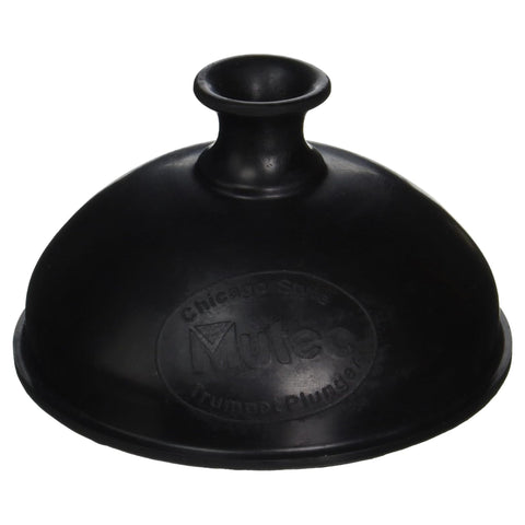 Mutec Trumpet Plunger, Black Rubber