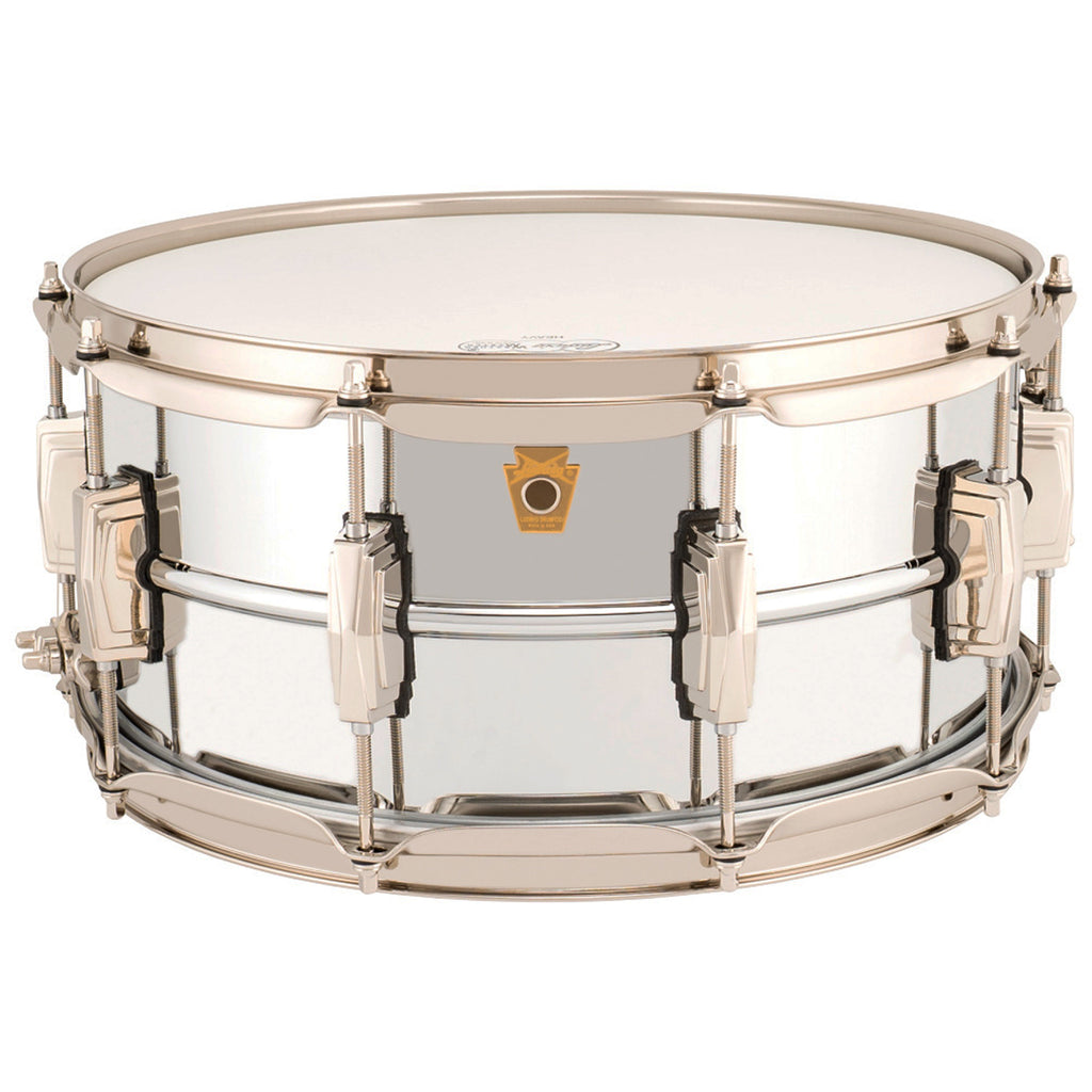 Ludwig LB402BN Supraphonic 6.5X14 Chrome Over Brass "Super Ludwig" Snare Drum