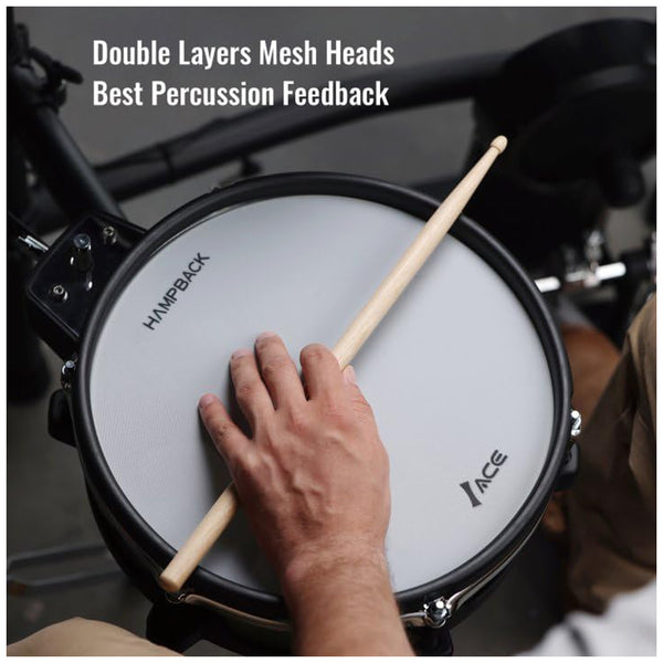 Hampback ACE-530 Bluetooth Electronic Drum Set – PlayMusic123.com