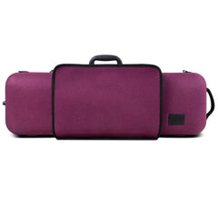 GEWA Violin Case, Bio-A, Oblong, 4/4-1/2, Violet, Pocket & Adjustable Neck Pad