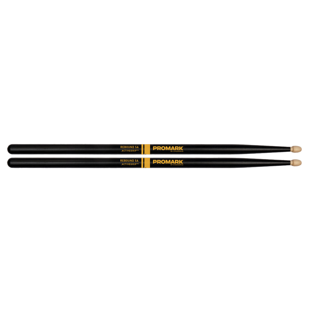 Promark American Hickory Rebound 5A Activegrip Acorn Drum Sticks