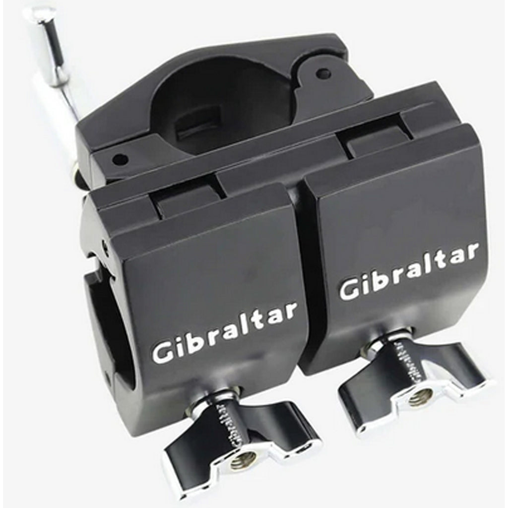 Gibraltar Road Series 1.5" Black Right Angle Double Drum Rack Clamp