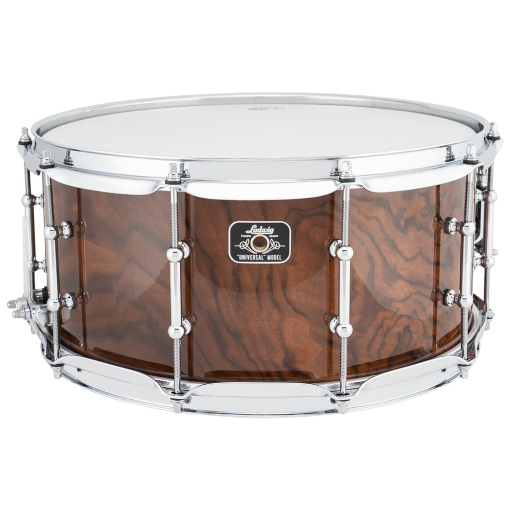 Ludwig LU6514WA Universal 6.5X14 Universal Walnut Snare Drum