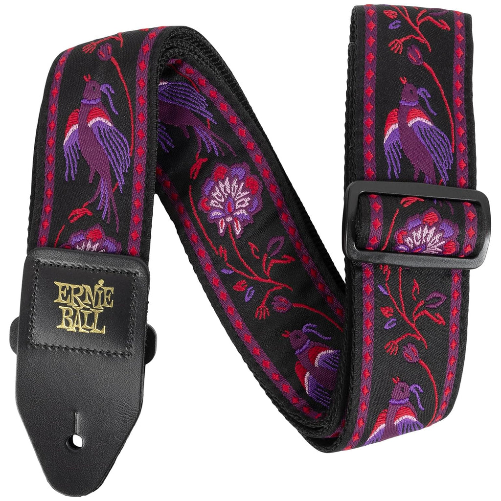Ernie Ball Classic Jacquard Guitar Strap/Bass Strap - Pleasant Pheasant