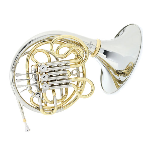 Blessing Performance Series F/Bb Double French Horn, String Linkage, Nickel