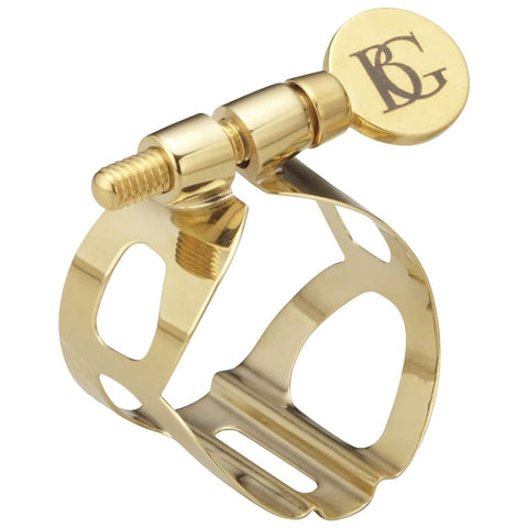 BG Tradition Gold Lacque Ligature for Soprano Saxophone with Cap, L50