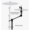 Gibraltar SC-4425XHMB 10" X-Hat Auxilliary Hi Hat Boom Arm