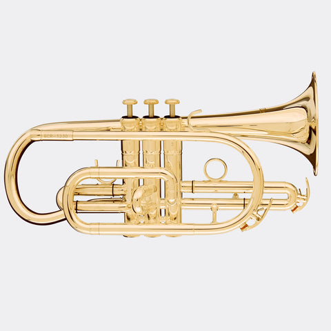Blessing Standard Series Bb Cornet, .460", Monel, Sheperd's Crook, Clear Lacquer