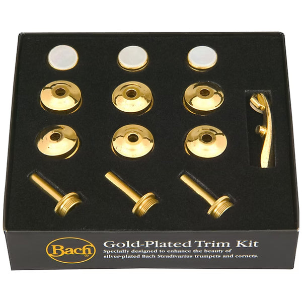 管楽器・吹奏楽器 Bach Gold-Plated Trim Kit #1812G Bach 1812G Trumpet Trim Kit Heavy Bottom Caps Gold | eBay