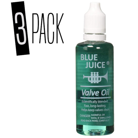 Blue Juice Valve Oil, 2 oz, 3 Pack
