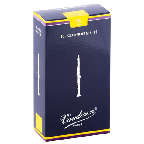 Vandoren Eb Clarinet Traditional Reeds Strength 3.5, Box of 10