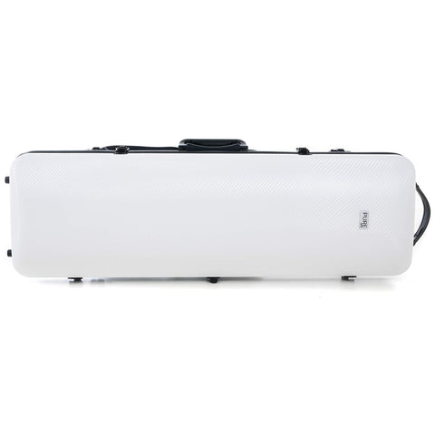 PURE by GEWA Violin Case, Polycarbonate 2.4, Oblong, White/Black w/Subway Handle