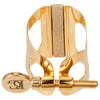 BG Tradition 24K Gold Plated Ligature for Bb Clarinet with Cap, L3BG