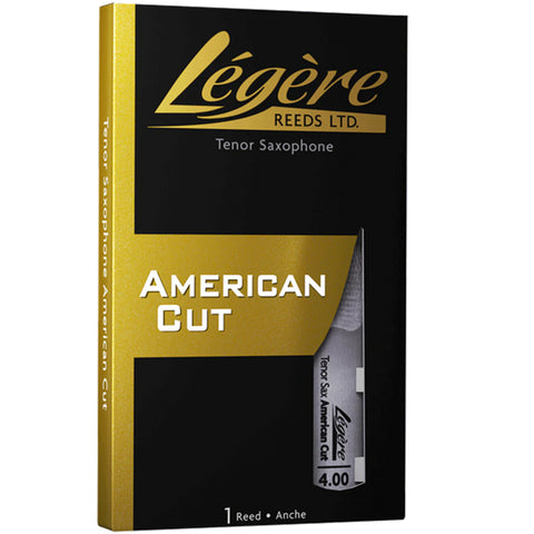 Legere Tenor Saxophone Reed, American Cut, Strength 4.00