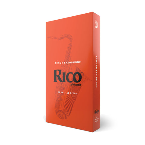 Rico Tenor Saxophone Reeds, Strength 2.0, 25-pack