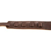 Ovation Guitar Premium Leather Strap Signature Leaf Chocolate