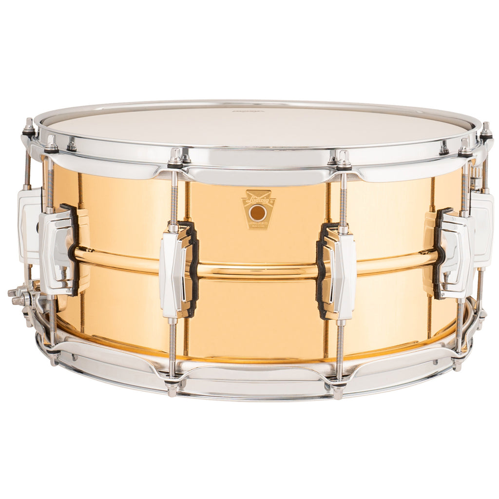 Ludwig LB552 Bronze Phonic 6.5x14 Smooth Polished Shell, Imperial Lugs Snare Drum