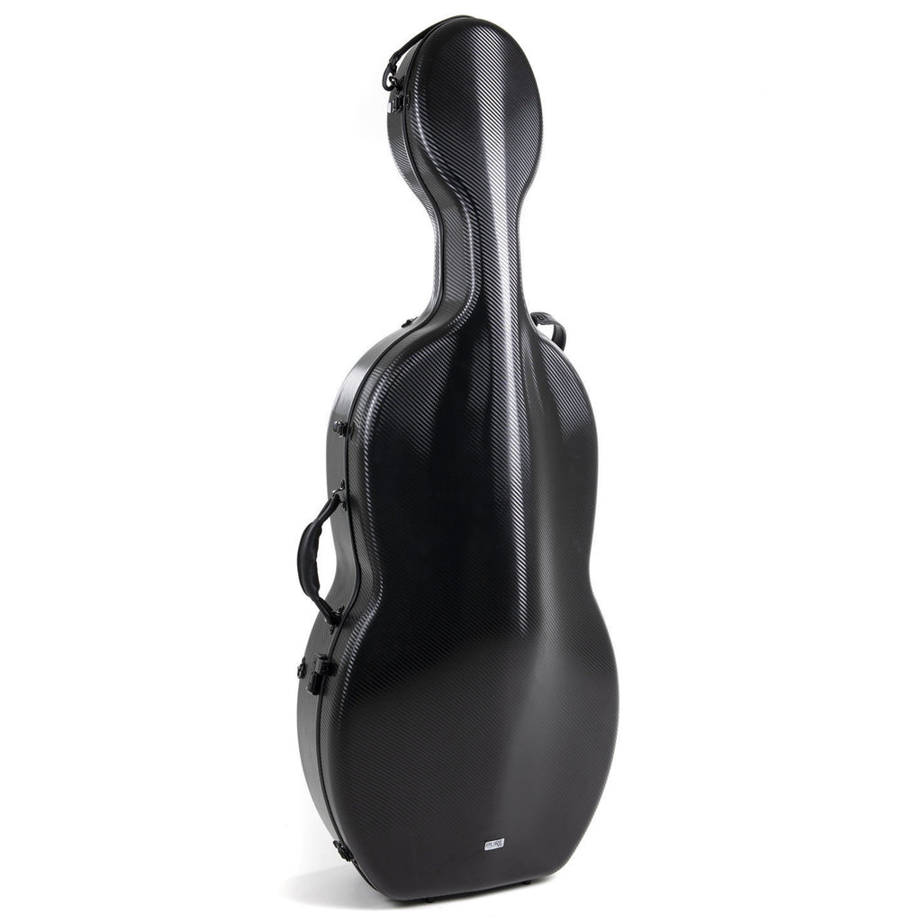 PURE by GEWA Cello Case, Polycarbonate 4.8, Black, w/Wheels