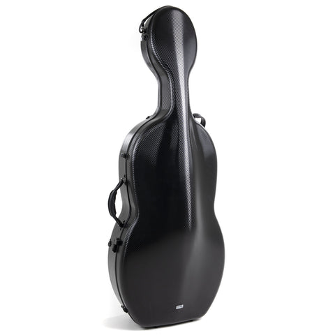 PURE by GEWA Cello Case, Polycarbonate 4.8, Black, w/Wheels