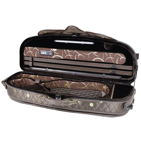 Pedi Violin Case, Model 8300, 4/4, Chocolate/Dark Brown