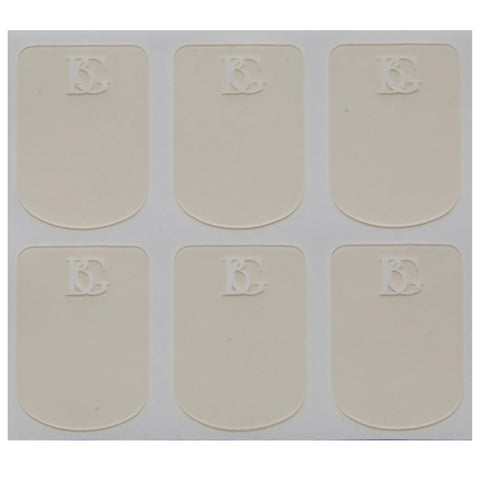 BG Clarinet & Saxophone Mouthpiece Cushions 6 units, Clear, Small 0.4mm, A11S