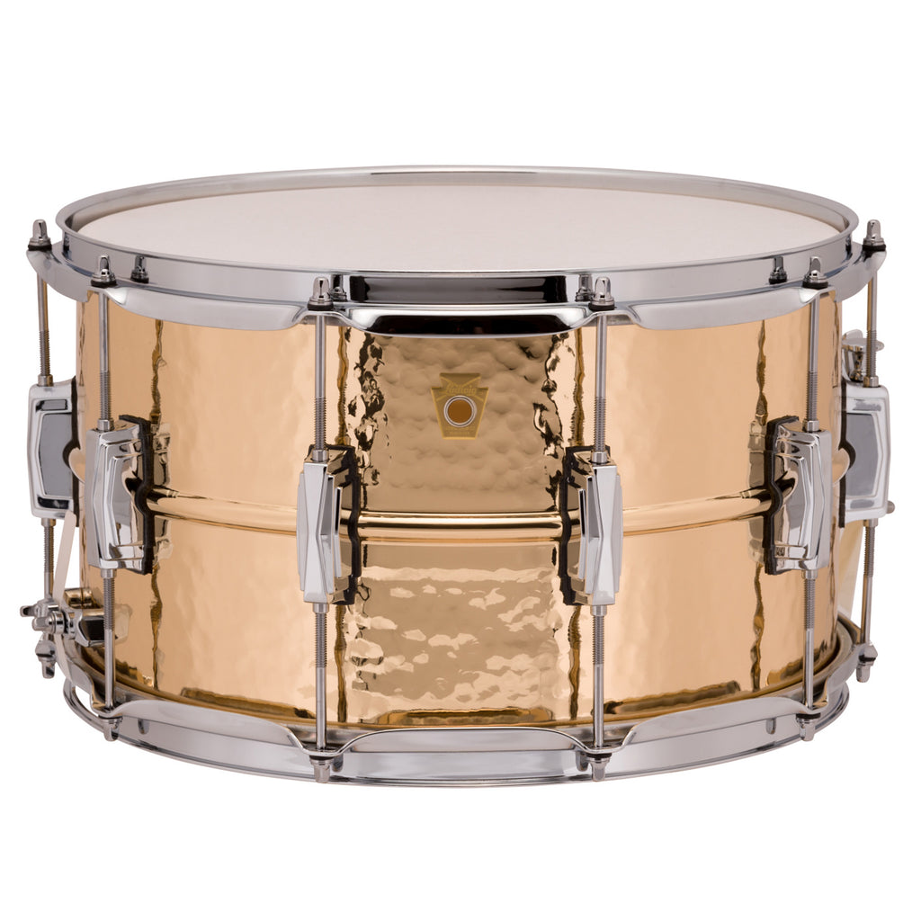 Ludwig LB508K Bronze Phonic 8x14 Hammered, Imperial Lugs Snare Drum