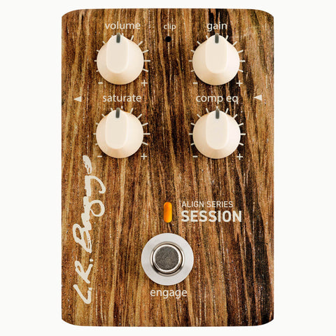 L.R. Baggs Align Session Acoustic Saturation/Compressor/EQ Effects Pedal