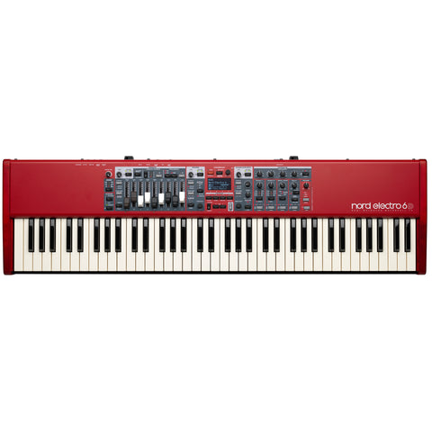 Nord Electro 6D NELECTRO6D-73 Semi-Weighted Waterfall Action 73 Key Keyboard
