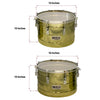D'Luca made by Herch Timbales 15" & 16" Brass with Chrome Hardware with Stand