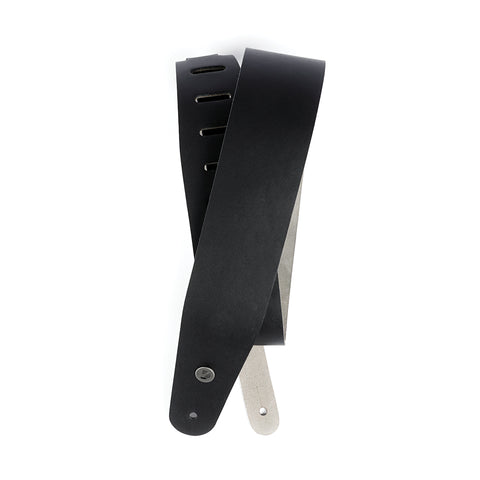 Planet Waves Classic Leather Guitar Strap, Black