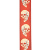 D'Addario Alchemy Guitar Strap, Live Life Skull