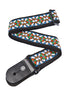 Planet Waves Woven Guitar Strap, Stained Glass