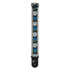 D'Addario Woven Guitar Strap, Peace Love, Black and Blue