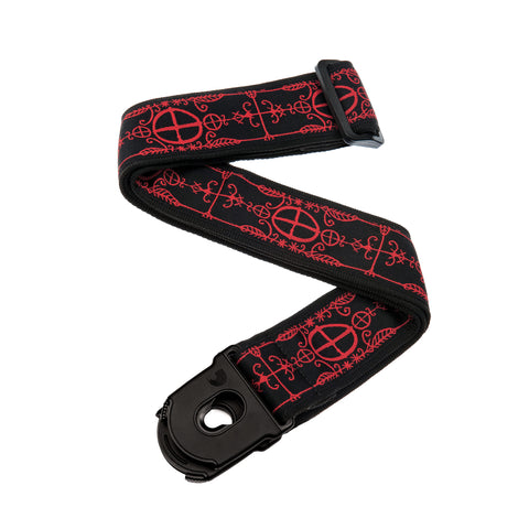Planet Waves Planet Lock Guitar Strap, Voodoo