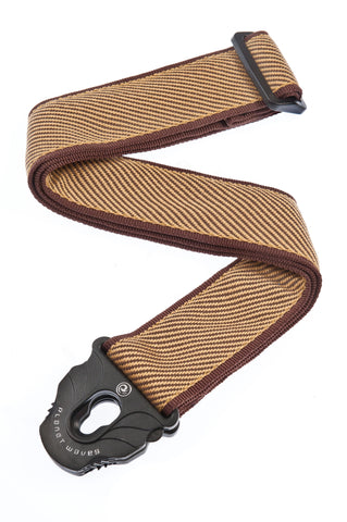 Planet Waves Planet Lock Guitar Strap, Tweed