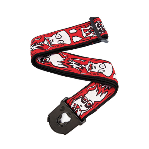 Planet Waves Joe Satriani Planet Lock Guitar Strap, Up In Flames