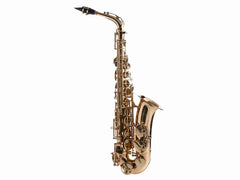 Fever Beginner Student Eb Alto Saxophone Gold with Case