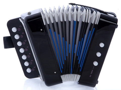 D’Luca Child Button Accordion Black