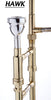 Hawk Gold Lacquer Slide Bb Trombone with Case and Mouthpiece