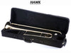 Hawk Gold Lacquer Slide Bb Trombone with Case and Mouthpiece