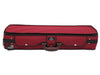 D'Luca Heavy Duty Oblong Violin Case 4/4 Red-Burgandy