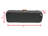 D'Luca Heavy Duty Oblong Violin Case 4/4 Black-Burgandy