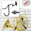 D'Luca 2" French Horn Holder Adjustable Fits Slatwall And Peg Wall