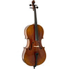 D’Luca Flamed Ebony Inlaid Professional Cello Outfit With Padded Gig Bag, 3/4 Size