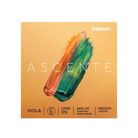 D'Addario Ascenté Viola C String, Long Scale, Medium Tension