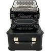 Alacran 34 Button 12 Bass Two Tone Button Accordion GCF/FBE With Straps And Case, Black
