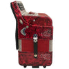 Alacran 34 Button 12 Bass Two Tone Button Accordion GCF/FBE With Straps  And Case, Red