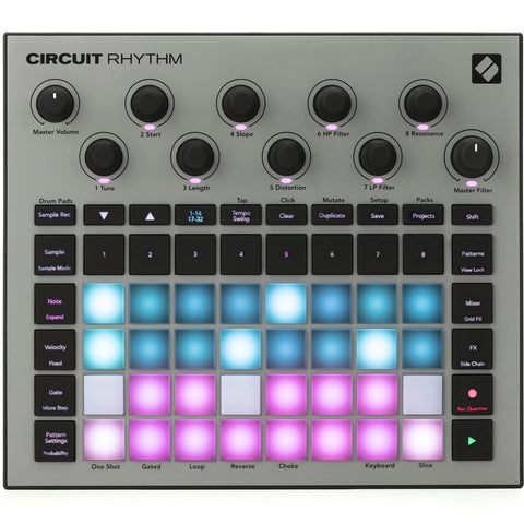Novation Circuit Rhythm Standalone Sampler and Groove Production Workstation