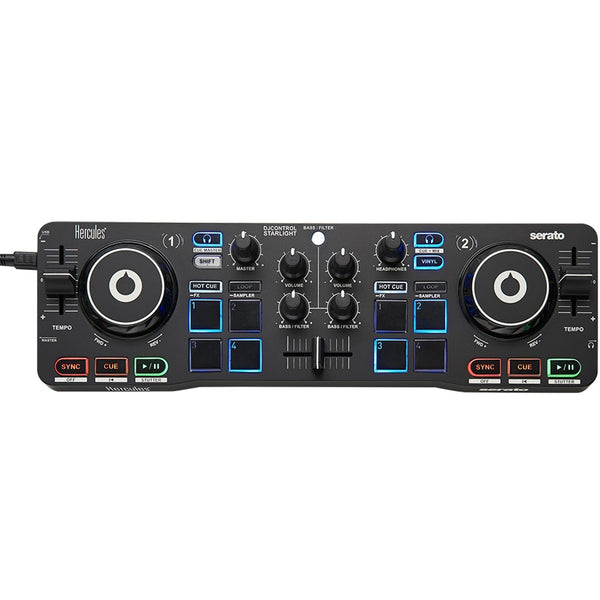 Hercules DJ DJControl Inpulse 500 Limited-Edition 2-Channel DJ Controller  With Carry Case Red